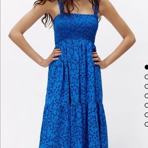Zara blue dress